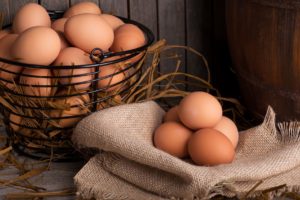 Basket of eggs